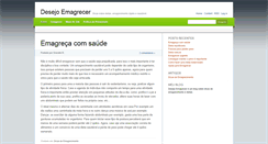 Desktop Screenshot of desejoemagrecer.com